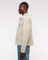 Ford Cropped Zip Workwear Jacket