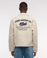 Ford Cropped Zip Workwear Jacket