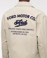 Ford Cropped Zip Workwear Jacket