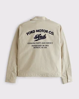 Ford Cropped Zip Workwear Jacket