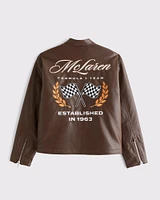 McLaren Vegan Leather Racer Jacket