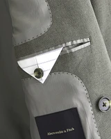 The A&F Collins Tailored Double-Breasted Linen-Blend Blazer