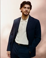 The A&F Collins Athletic Fit Linen-Blend Blazer
