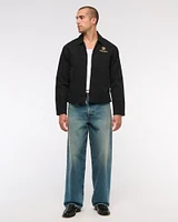 Ford Cropped Zip Workwear Jacket