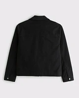 Ford Cropped Zip Workwear Jacket