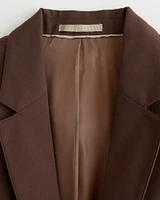 The A&F Collins Tailored Slim Linen-Blend Blazer