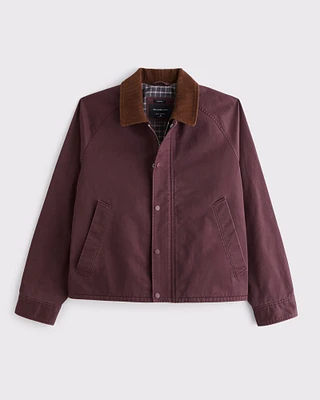 Lightweight Cropped Barn Jacket
