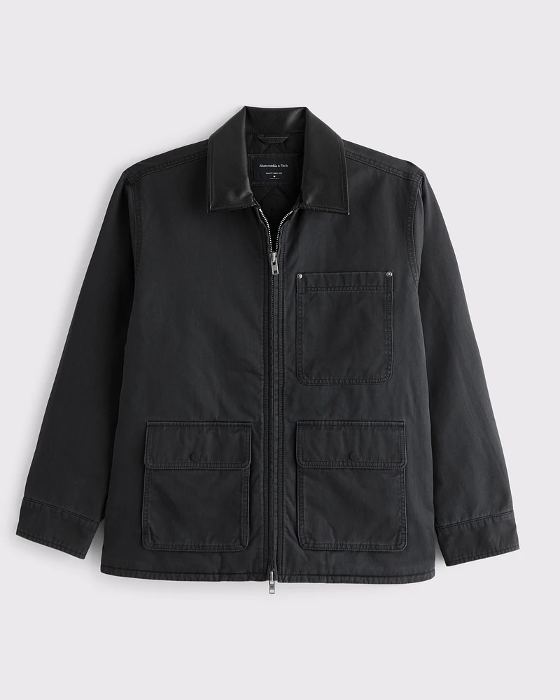 Mid-Length Zip Barn Jacket