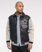 Detroit Lions Varsity Bomber Jacket