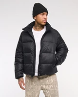 Mockneck Zip Puffer