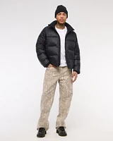 Mockneck Zip Puffer