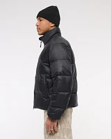 Mockneck Zip Puffer
