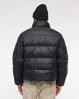 Mockneck Zip Puffer