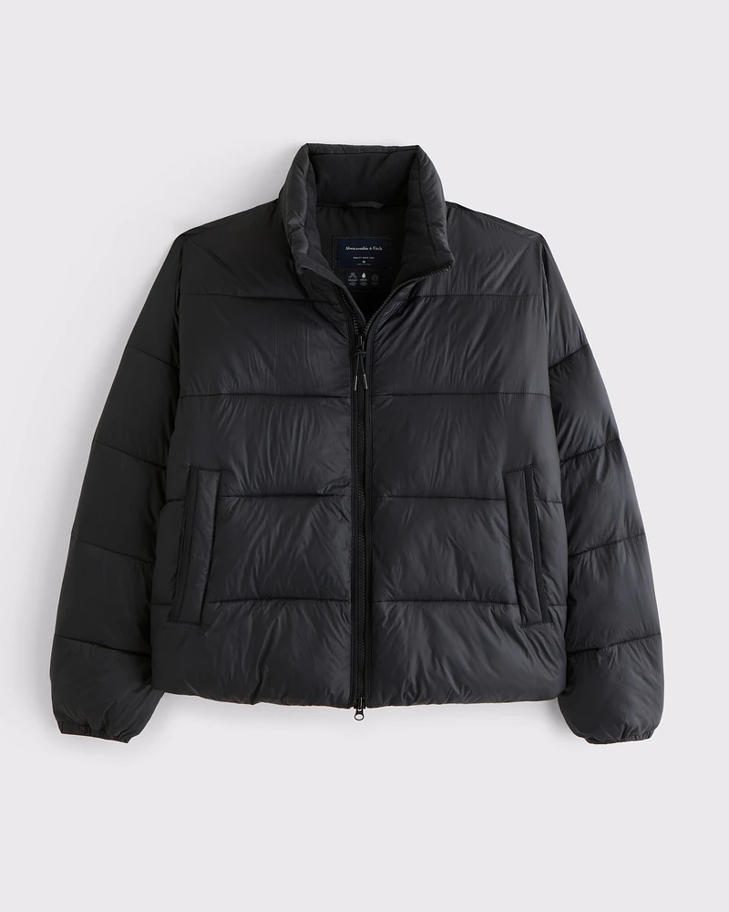 Mockneck Zip Puffer