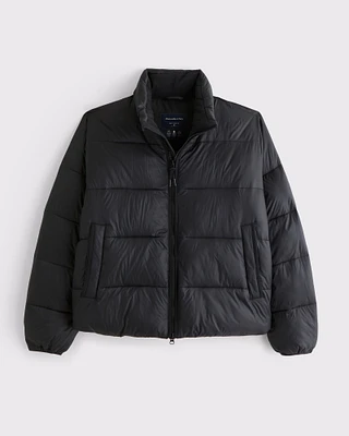 Mockneck Zip Puffer