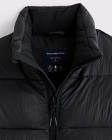 Mockneck Zip Puffer