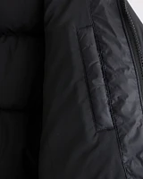 Mockneck Zip Puffer