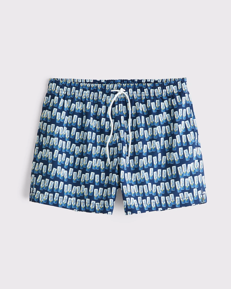 Corona Graphic Pull-On Swim Trunk