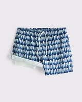 Corona Graphic Pull-On Swim Trunk