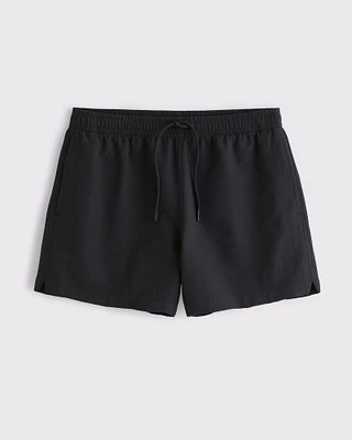 Pull-On Seersucker Swim Trunk