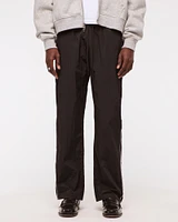 Nylon Open-Hem Sweatpant