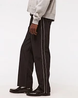 Nylon Open-Hem Sweatpant