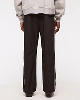 Nylon Open-Hem Sweatpant