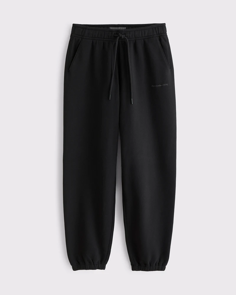 Micro-Logo Baggy Cinched Sweatpant