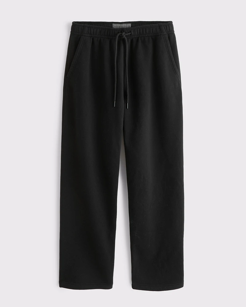 Essential Straight Open-Hem Sweatpant