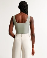 Soft Matte Seamless Squareneck Bodysuit