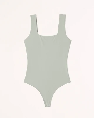 Soft Matte Seamless Squareneck Bodysuit