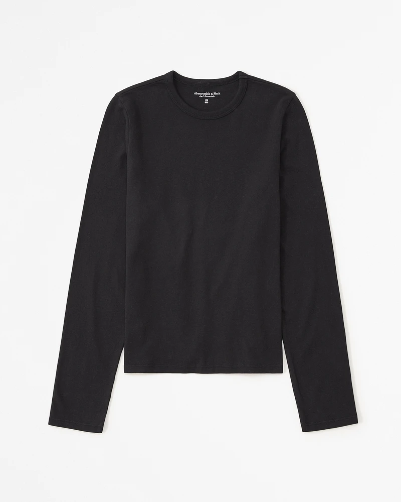 Essential Long-Sleeve Skimming Tee