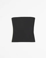 Cotton-Blend Seamless Fabric Tube Top