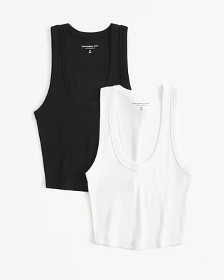 2-Pack Essential Scoopneck Tanks