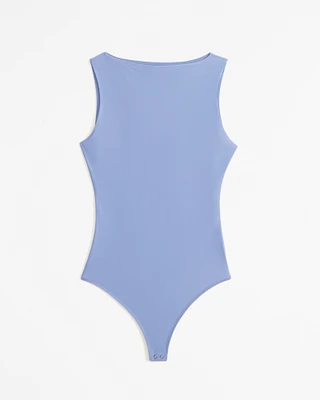 Soft Matte Seamless Slash Bodysuit