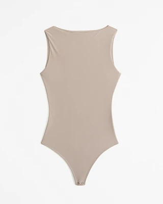 Soft Matte Seamless Slash Bodysuit