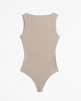 Soft Matte Seamless Slash Bodysuit