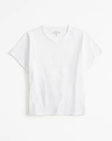 Essential Polished Body-Skimming Tee