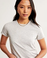 Essential Polished Body-Skimming Tee