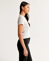 Essential Polished Body-Skimming Tee