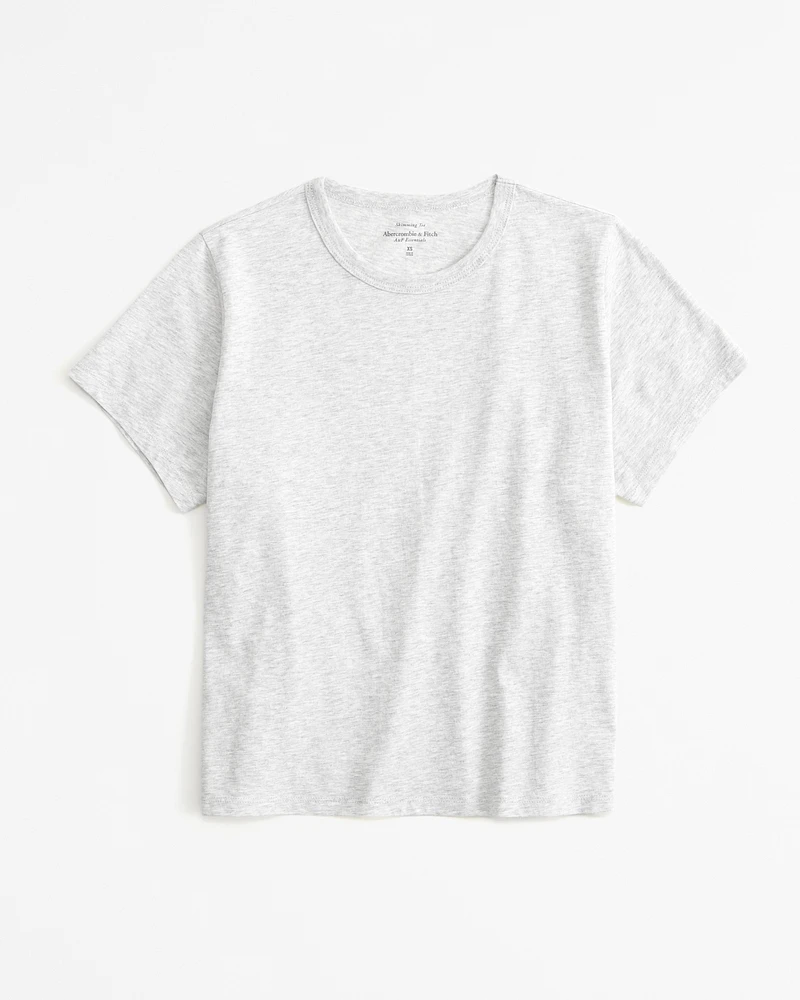 Essential Polished Body-Skimming Tee