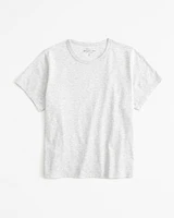 Essential Polished Body-Skimming Tee