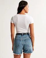 Featherweight Rib Tuckable Squareneck Top