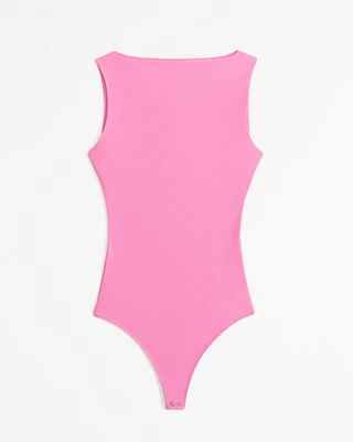 Soft Matte Seamless Slash Bodysuit