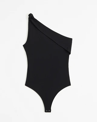 Asymmetrical Draped Bodysuit