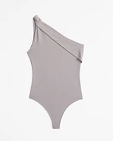 Asymmetrical Draped Bodysuit