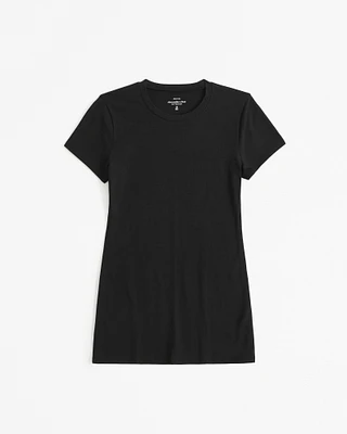 Maternity Short-Sleeve Cotton-Blend Seamless Fabric Tee