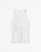 Essential Tuckable High-Neck 90s Rib Tank