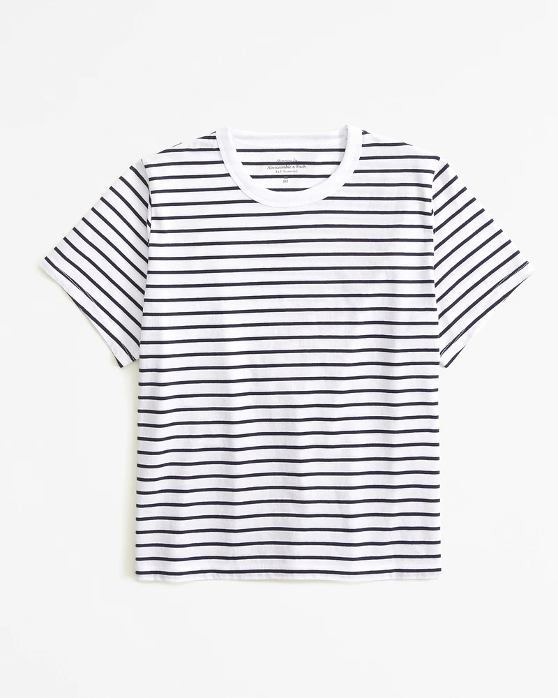 Essential Polished Body-Skimming Tee