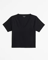 Premium Polished V-Neck Relaxed Tee